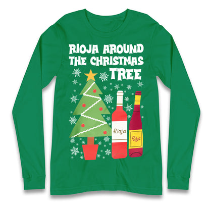 Rioja Wine Christmas Longsleeve T Shirt