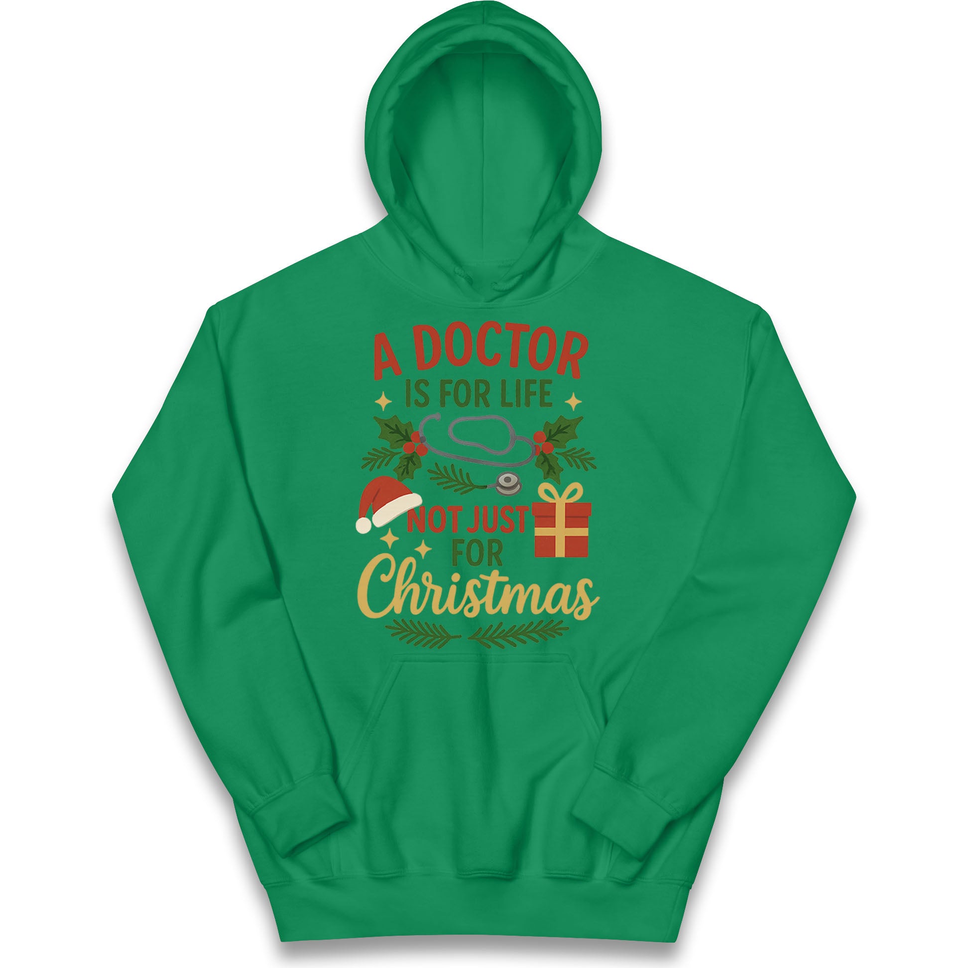 Doctor Christmas Kids Hoodie