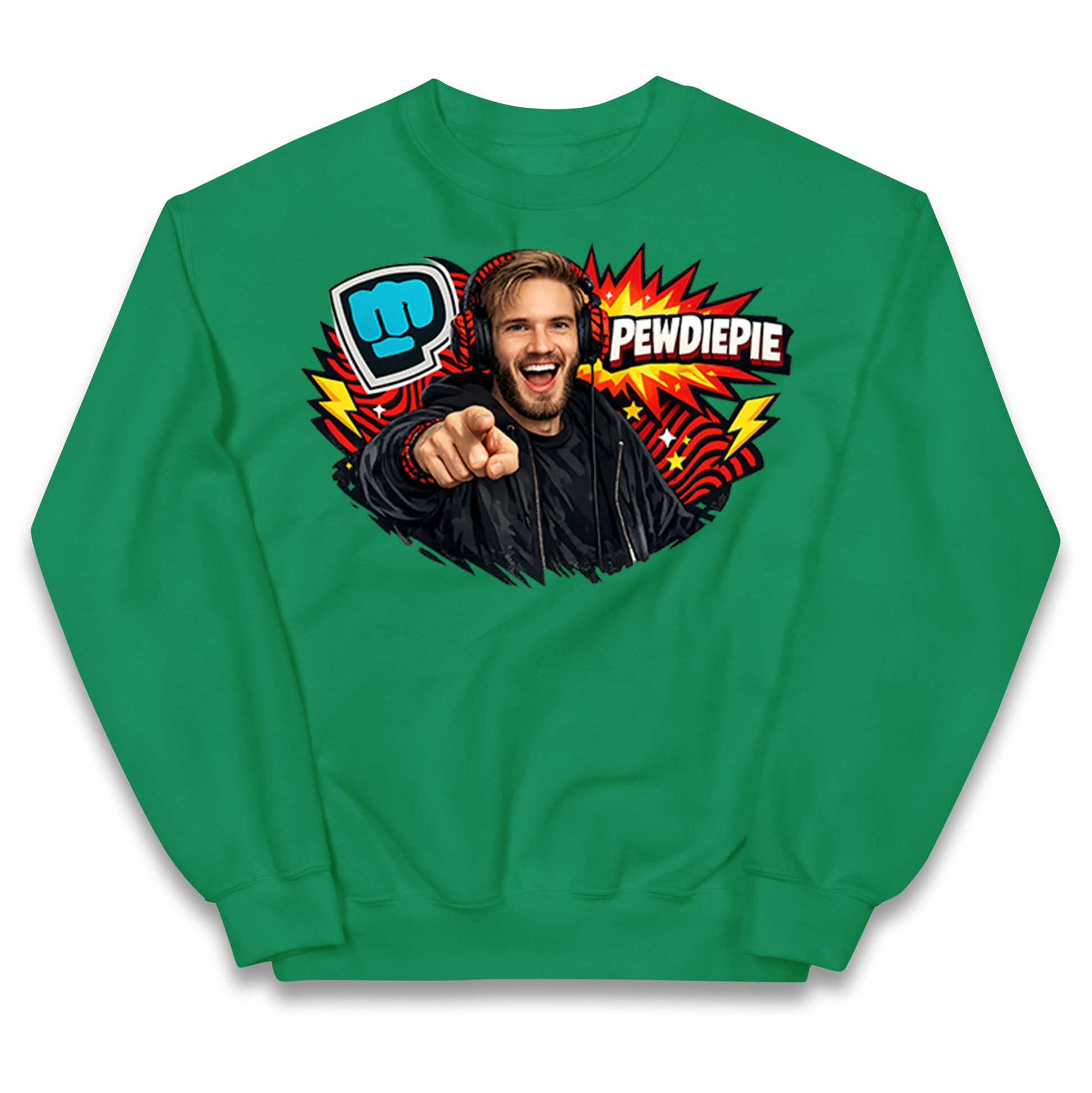 PewDiePie YouTuber Kids Jumper