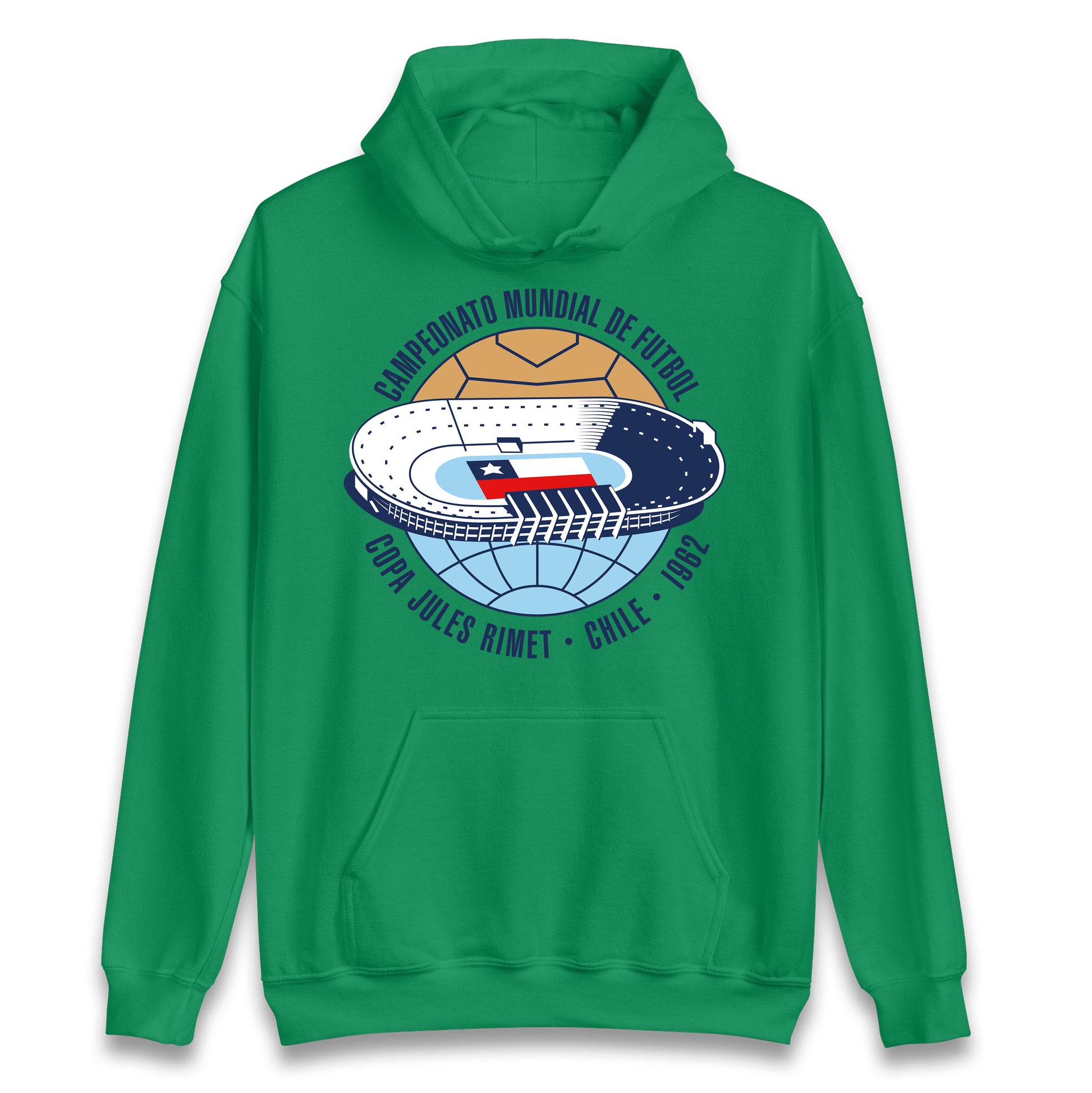 Chile 1962 Retro World Cup Hoodie