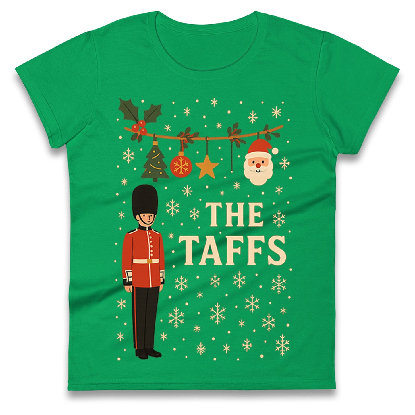The Taffs Welsh Guards Christmas Ladies Shirt
