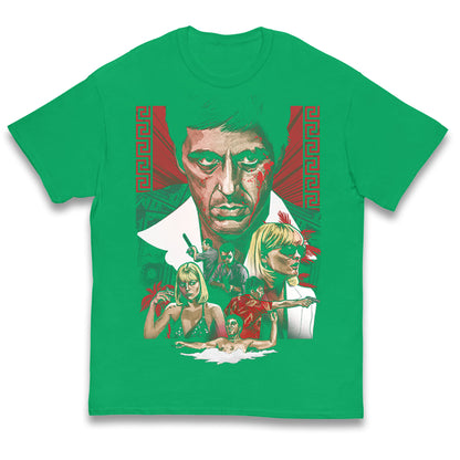 Tony Montana Scarface Kids T Shirt