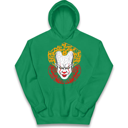 Pennywise Scary Clown Halloween Hoodie

