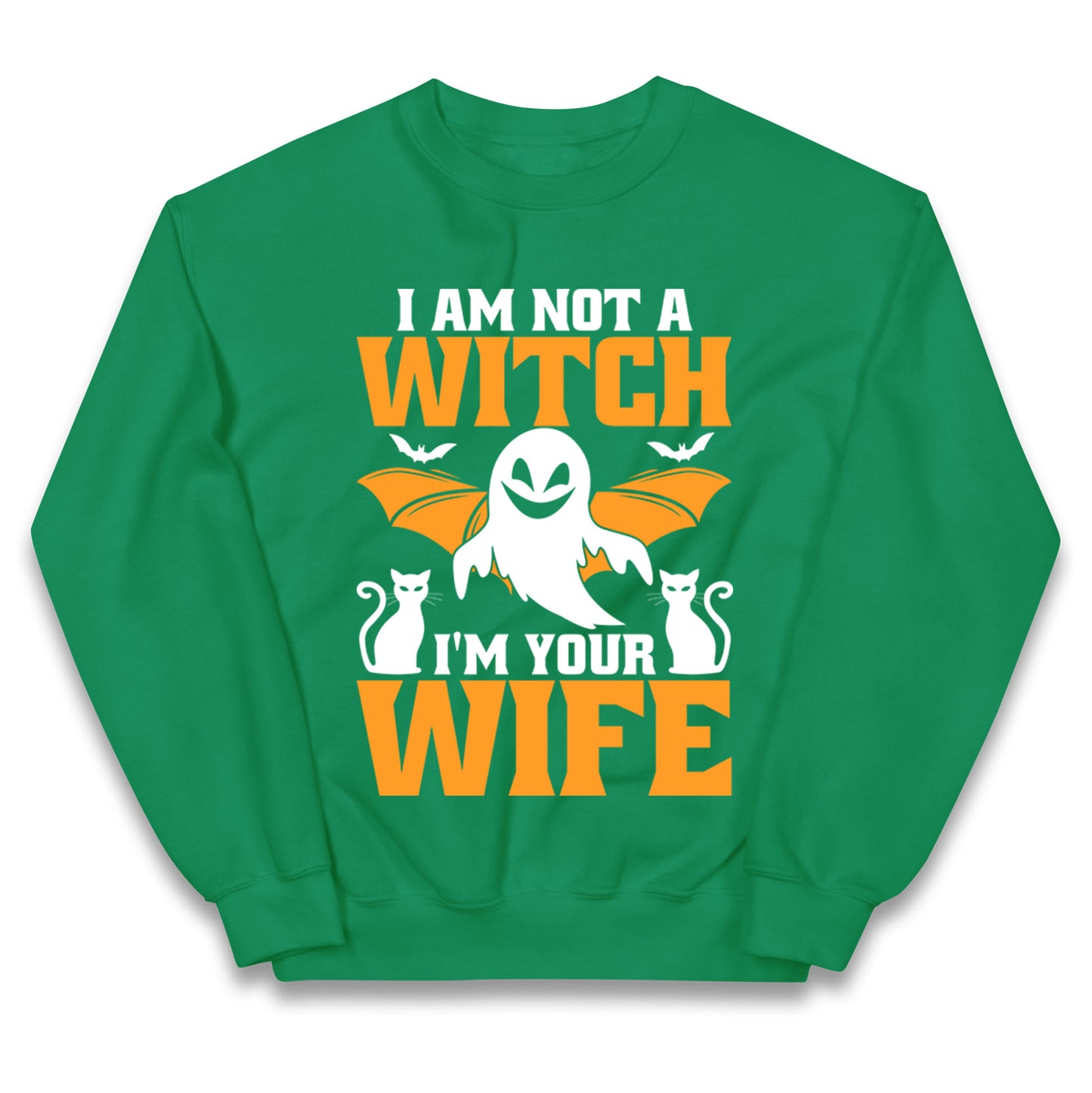 Im Not A Witch Im Your Wife Halloween Jumper
