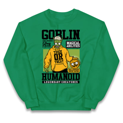 Goblin Trick Or Treat Kids Jumper