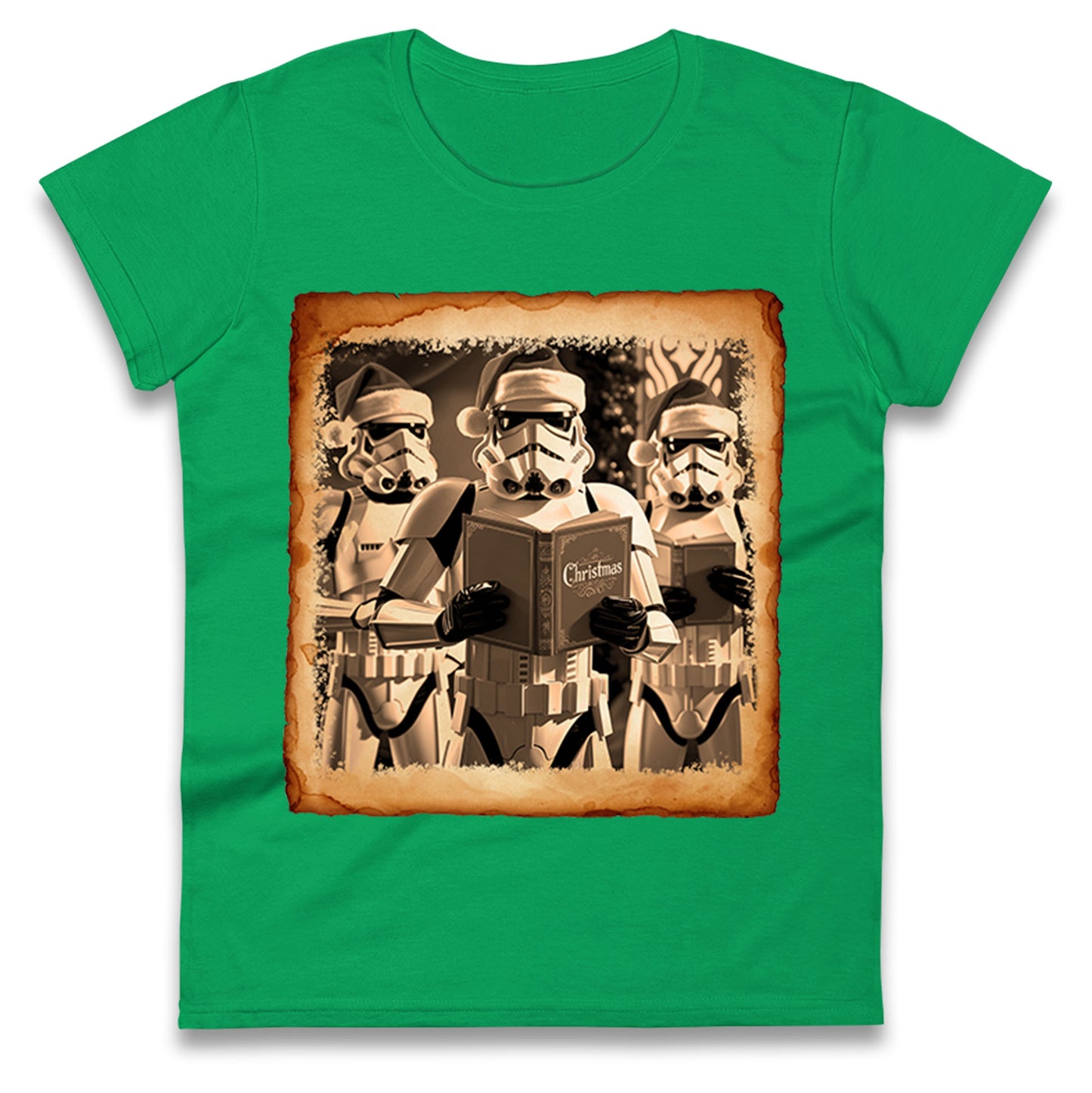 Stormtrooper Christmas Ladies T Shirt