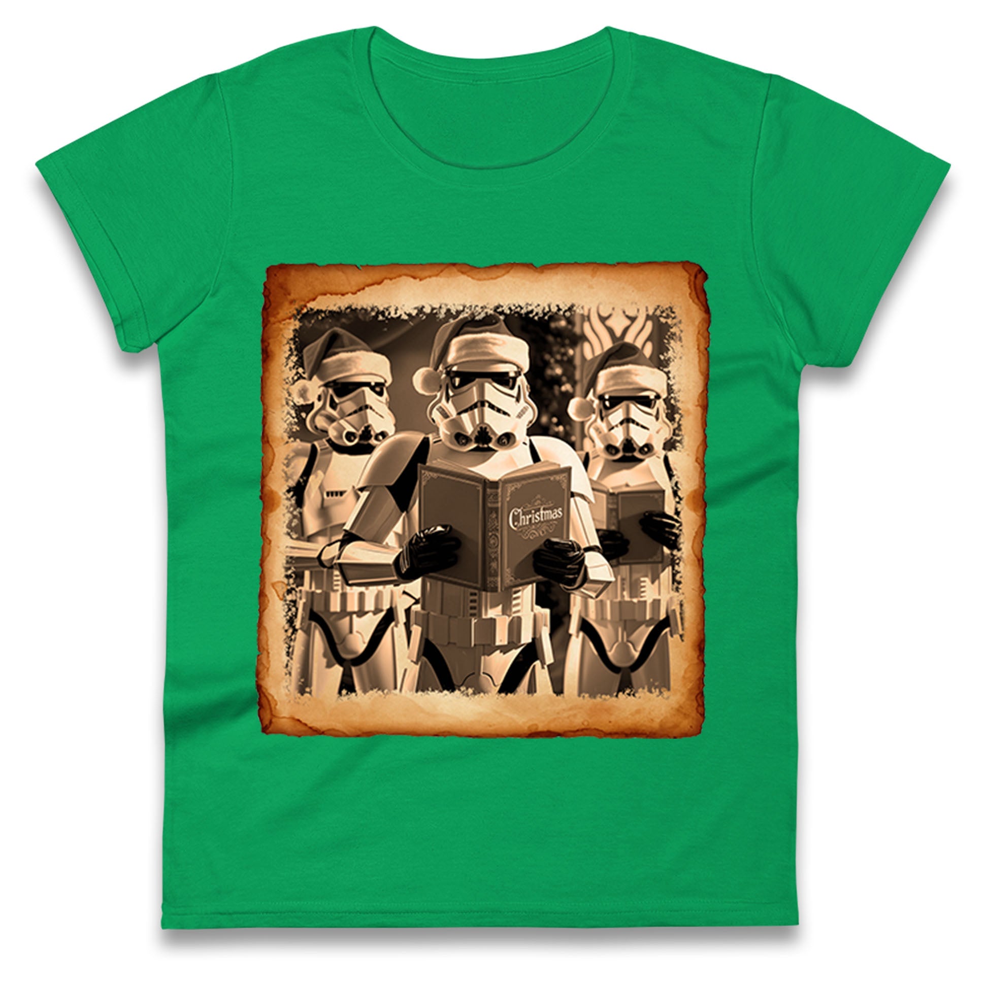 Stormtrooper Christmas Ladies T Shirt