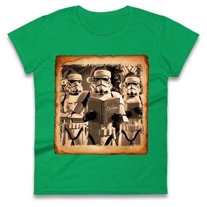 Stormtrooper Christmas Ladies T Shirt