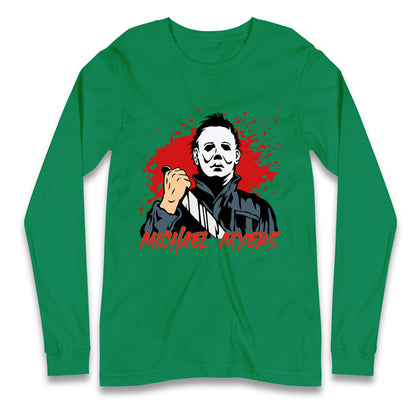 Michael Myers Horror Halloween Long Sleeve T Shirt