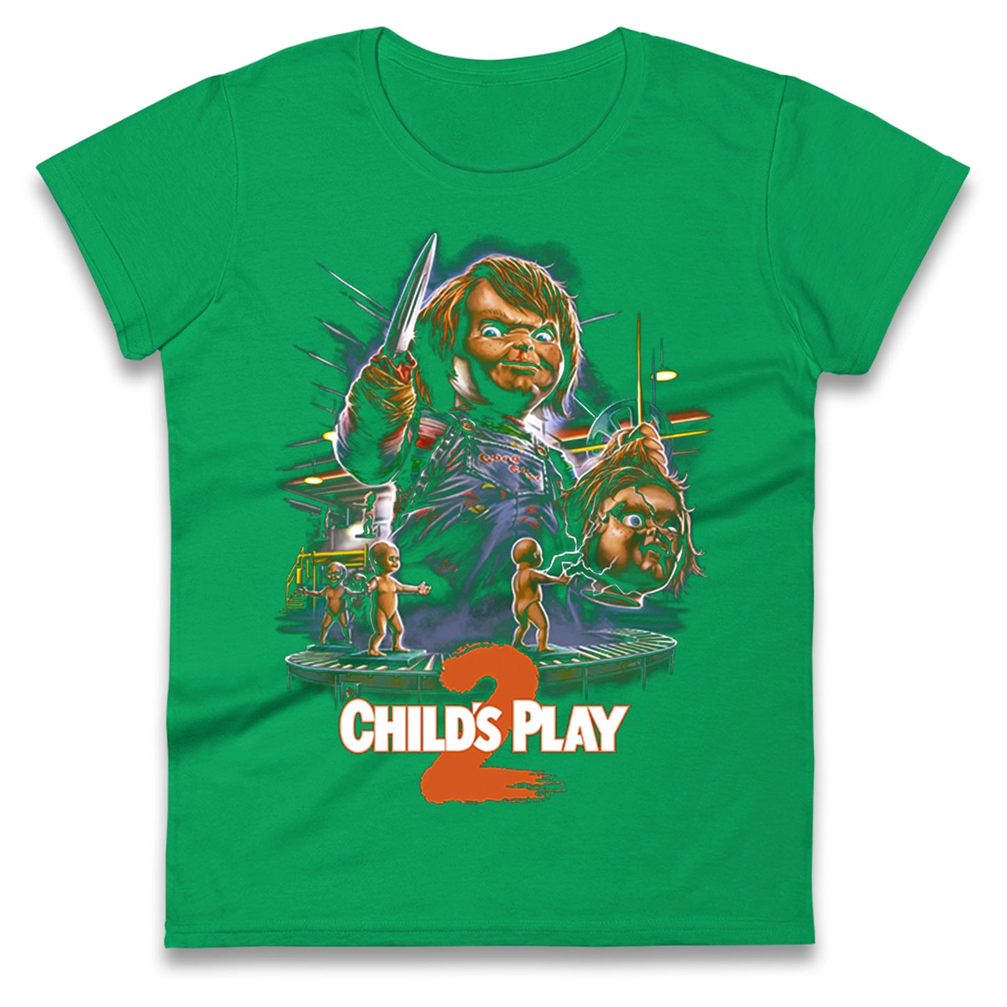 Childs Play 2 Movie Ladies T Shirt