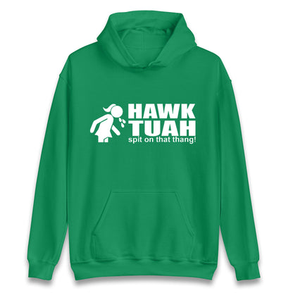 Hawk Tuah Spit on That Thang Girl Unisex Hoodie