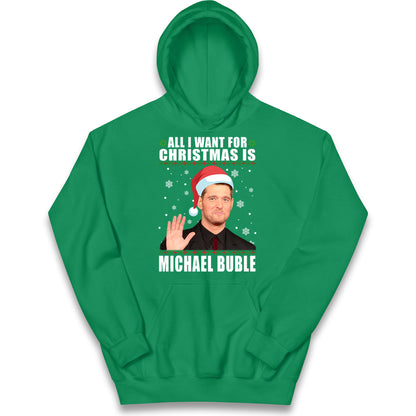 Michael Buble Kids Hoodie 
