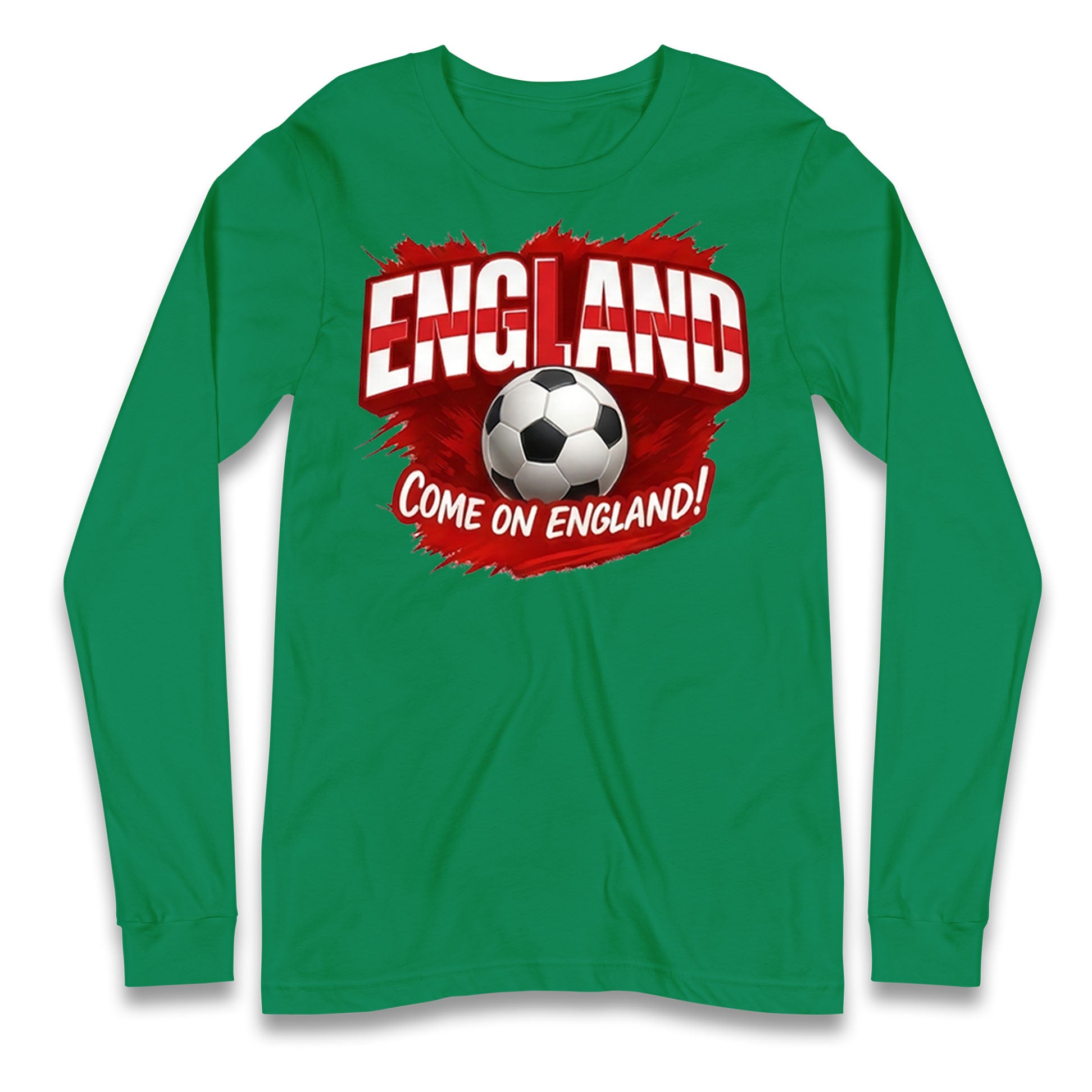England Retro World Cup Longsleeve T Shirt