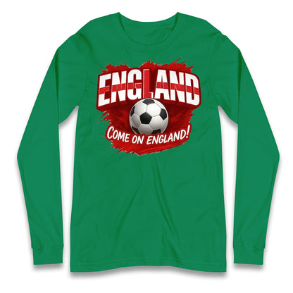 England Retro World Cup Longsleeve T Shirt