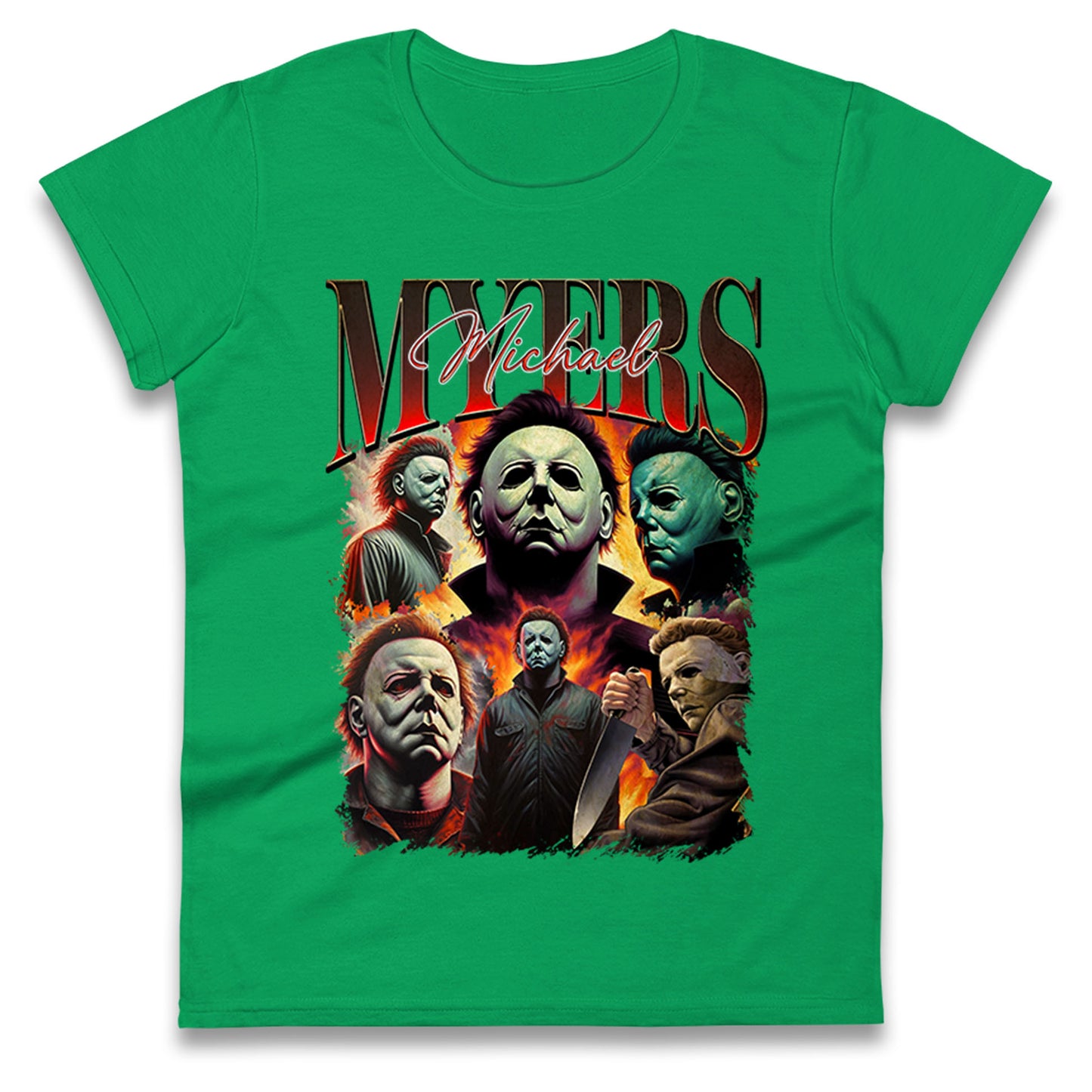 Michael Myers Bootleg Halloween Womens T Shirt