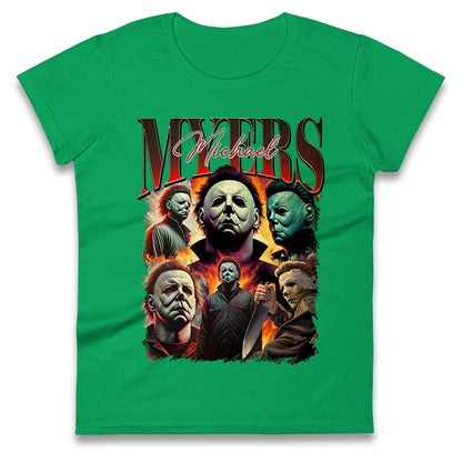 Michael Myers Bootleg Halloween Womens T Shirt