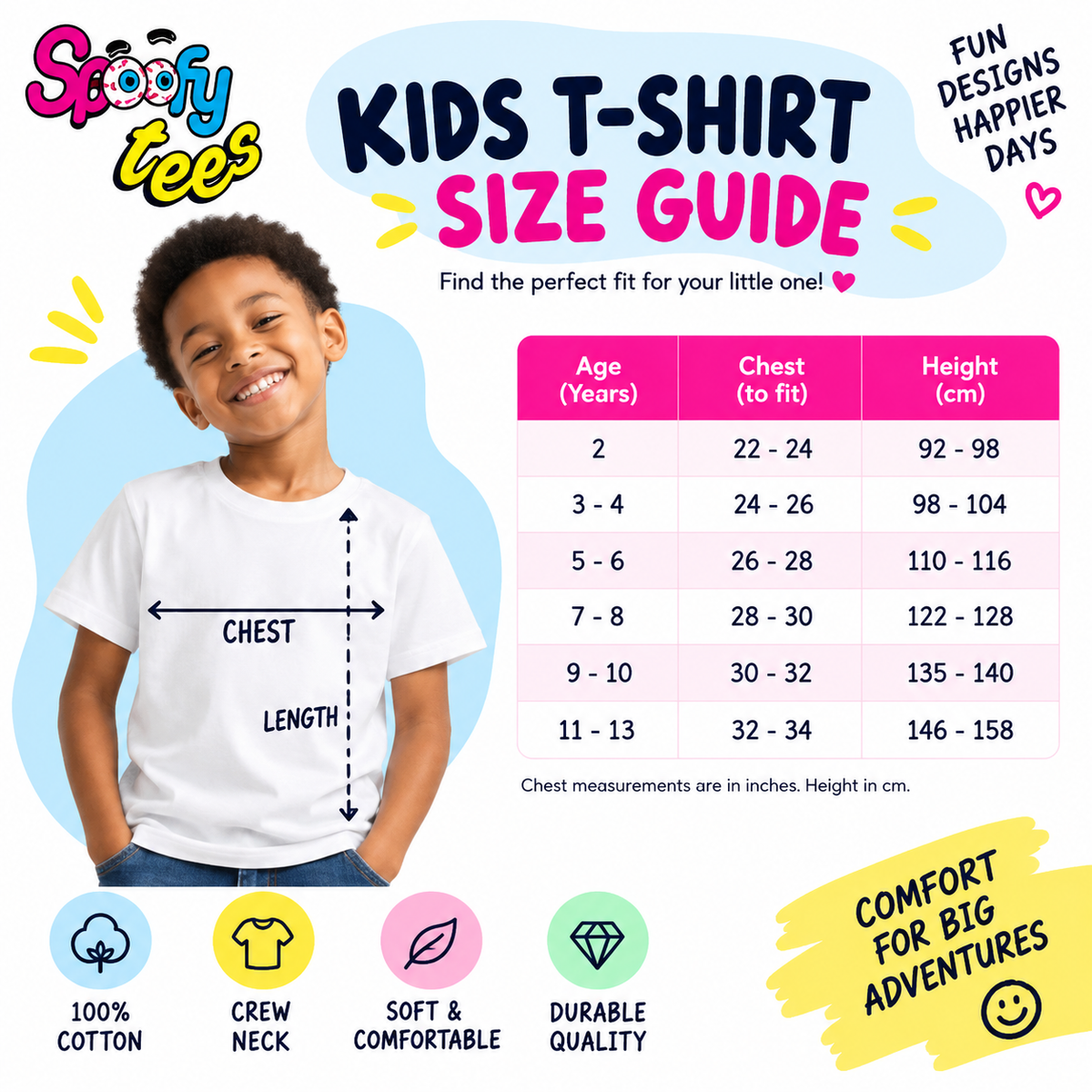 Balls Deep in Christmas Spirit Christmas Kids T-Shirt Size Guide