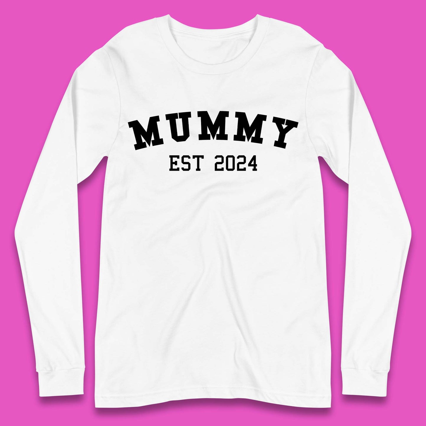 Personalized Mummy Mini Mother's Day Long Sleeve T-Shirt