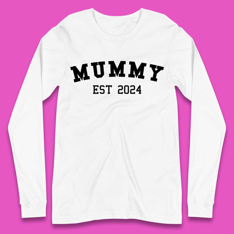 Personalized Mummy Mini Mother's Day Long Sleeve T-Shirt