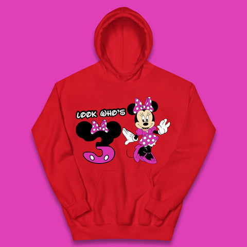 Personalised Disney Mickey Mouse Minnie Mouse Cartoon Your Birthday Year Disneyland Birthday Theme Party Kids Hoodie
