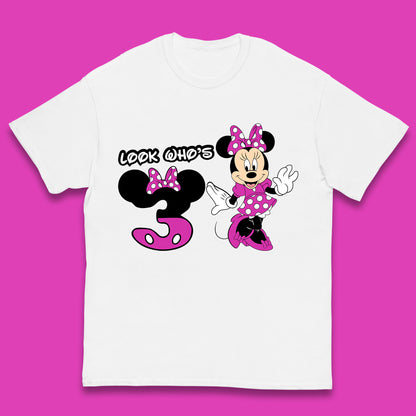 Personalised Disney Mickey Mouse Minnie Mouse Cartoon Your Birthday Year Disneyland Birthday Theme Party Kids T Shirt