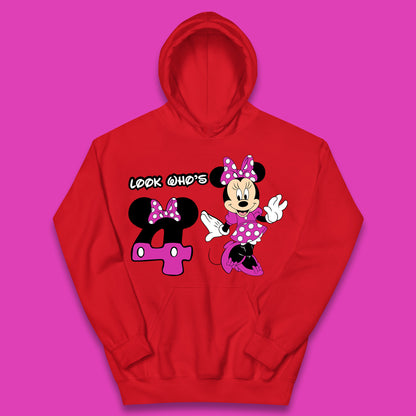 Personalised Disney Mickey Mouse Minnie Mouse Cartoon Your Birthday Year Disneyland Birthday Theme Party Kids Hoodie