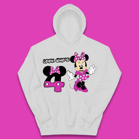 Personalised Disney Mickey Mouse Minnie Mouse Cartoon Your Birthday Year Disneyland Birthday Theme Party Kids Hoodie
