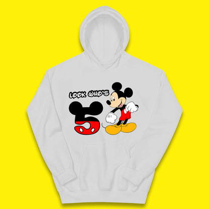 Personalised Disney Mickey Mouse Minnie Mouse Cartoon Your Birthday Year Disneyland Birthday Theme Party Kids Hoodie