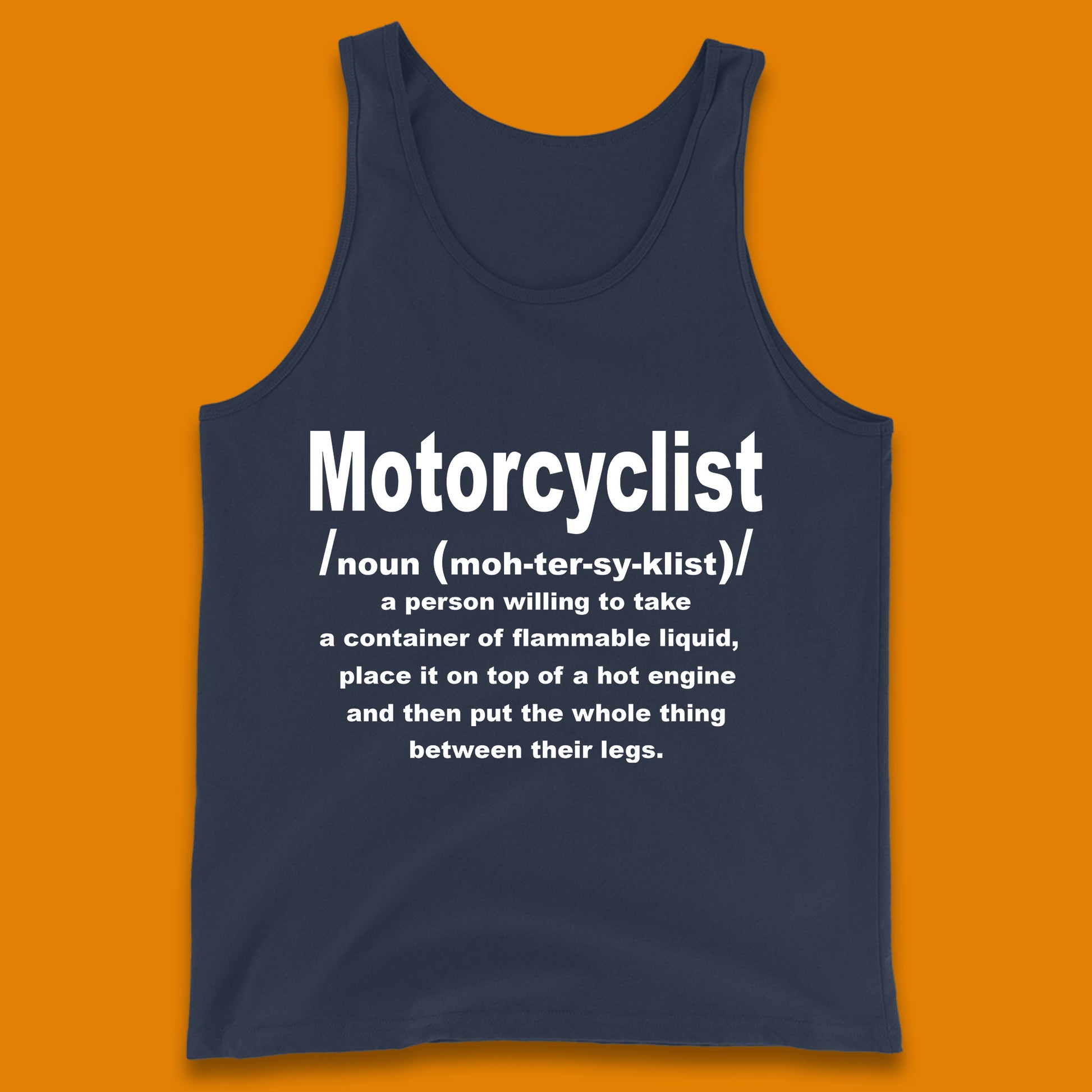 Motorcycle Tank Top Mens