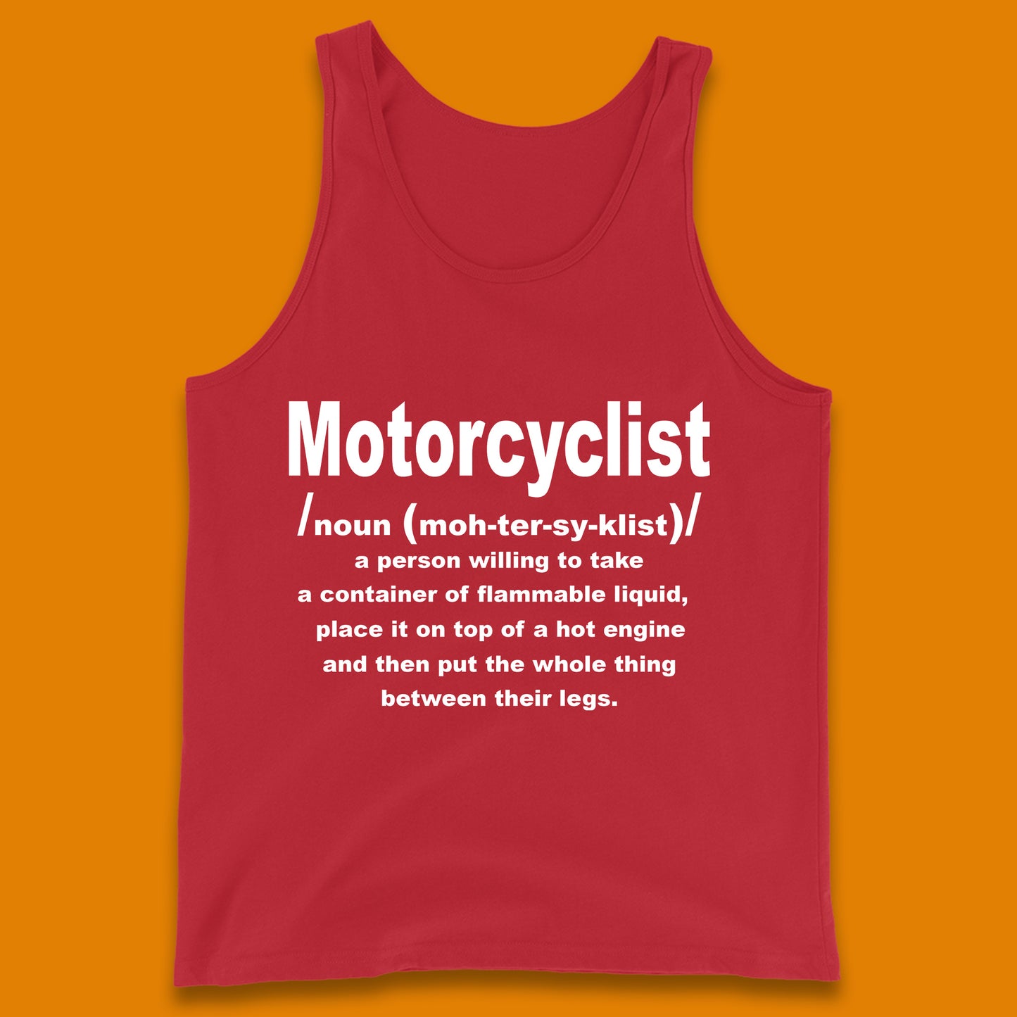 Motorcycle Tank Top Mens