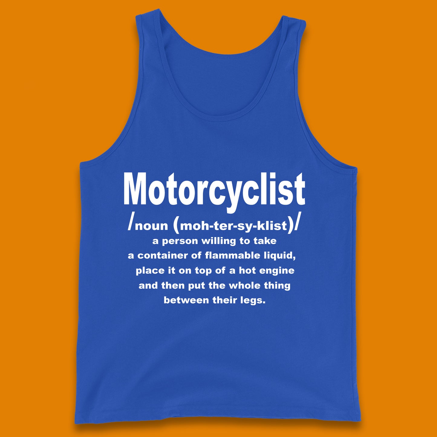 Motorcycle Tank Top Mens