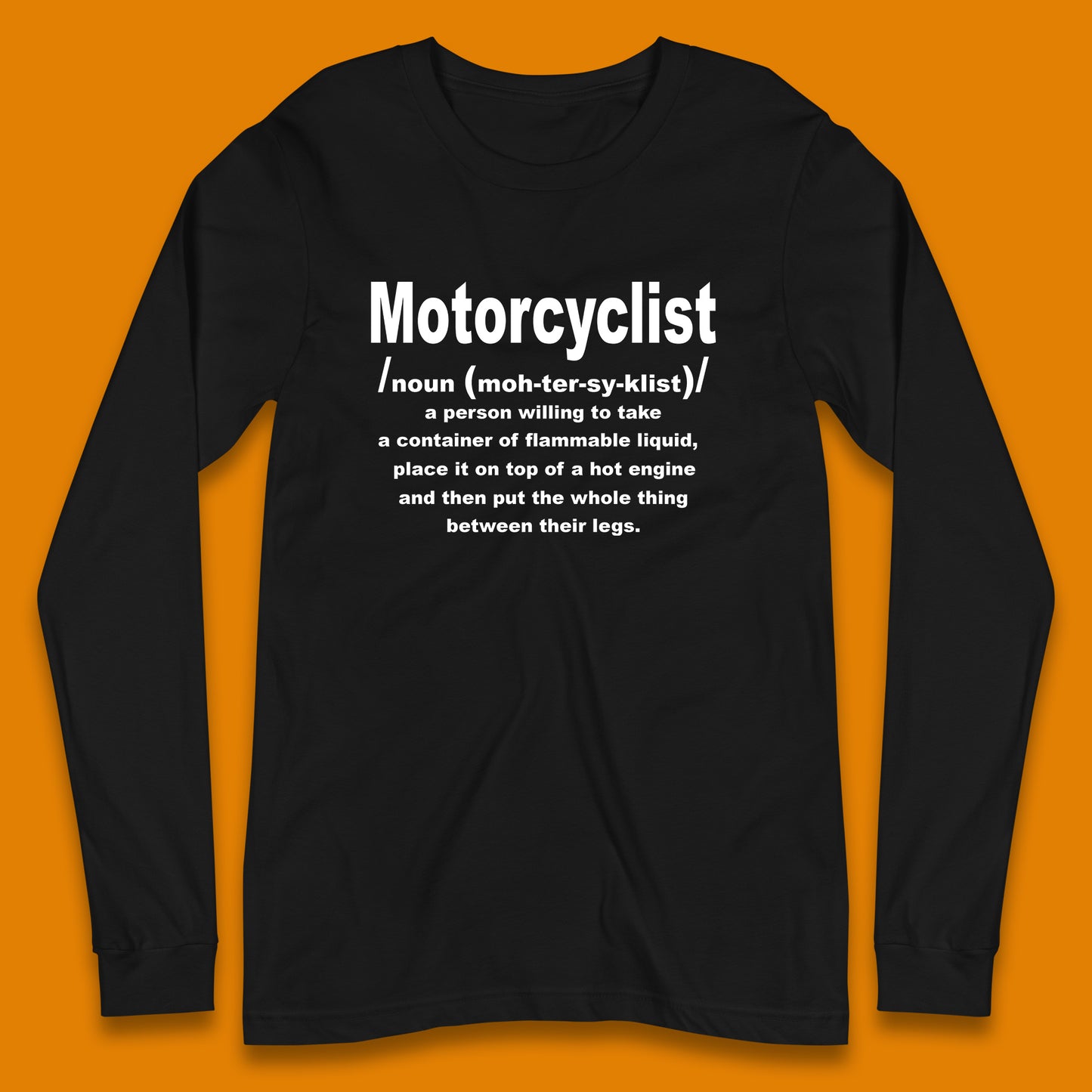 Motorcycle Long Sleeve T Shirt