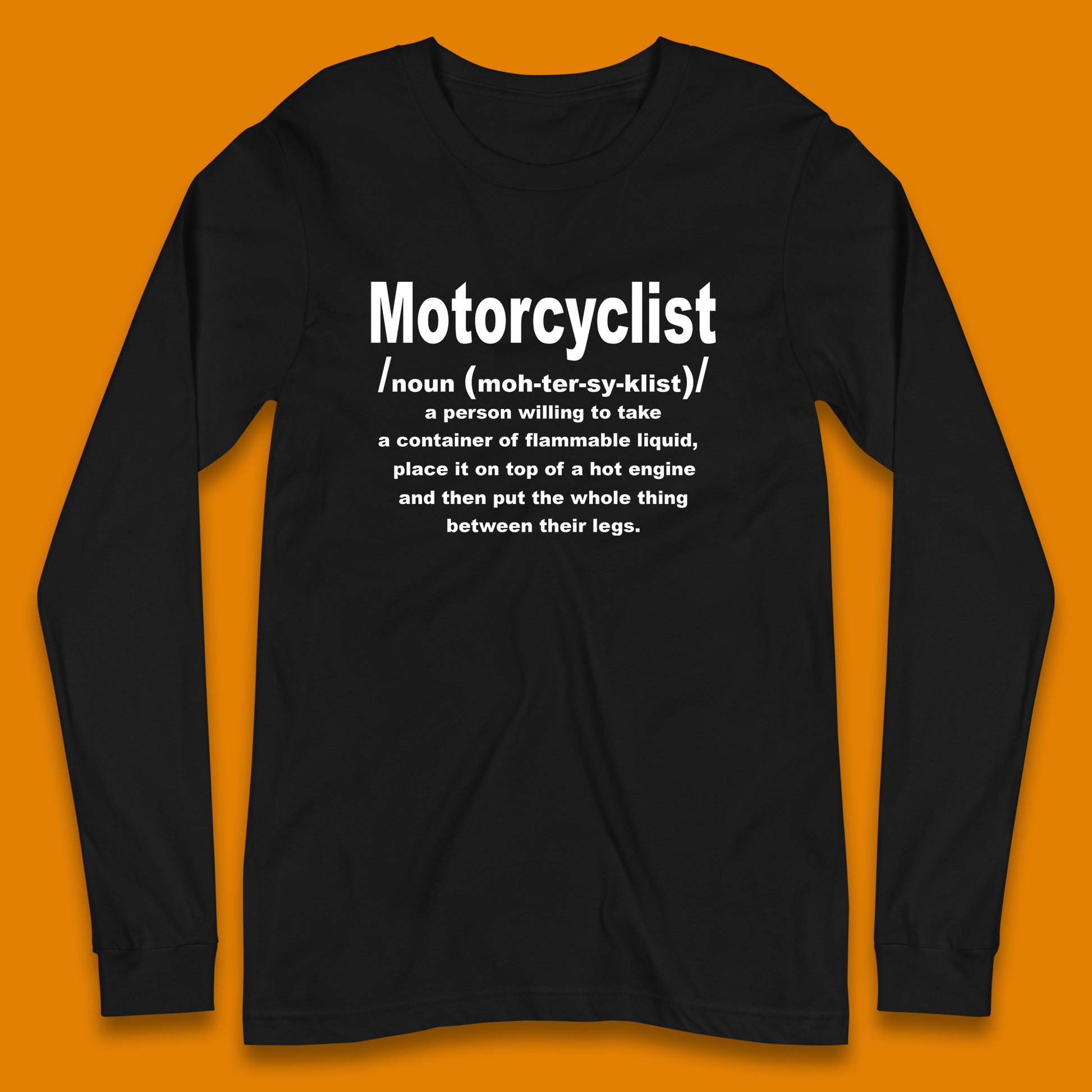 Motorcycle Long Sleeve T Shirt