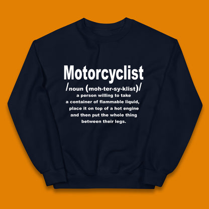 Childrens Motorbike Sweater