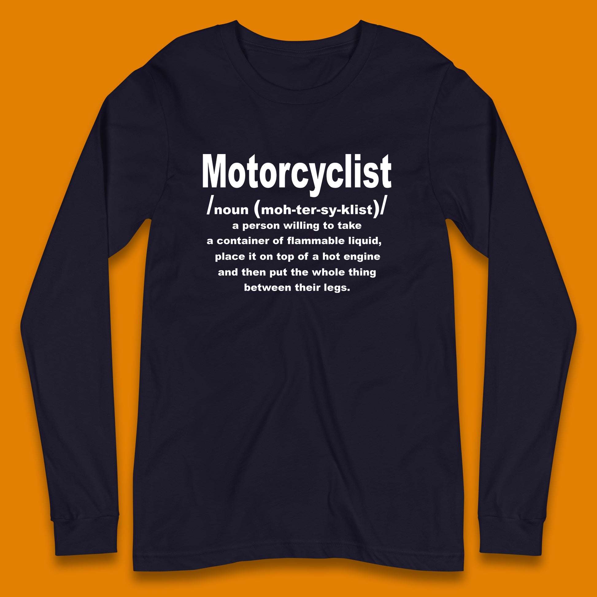 Motorcycle Long Sleeve T Shirt