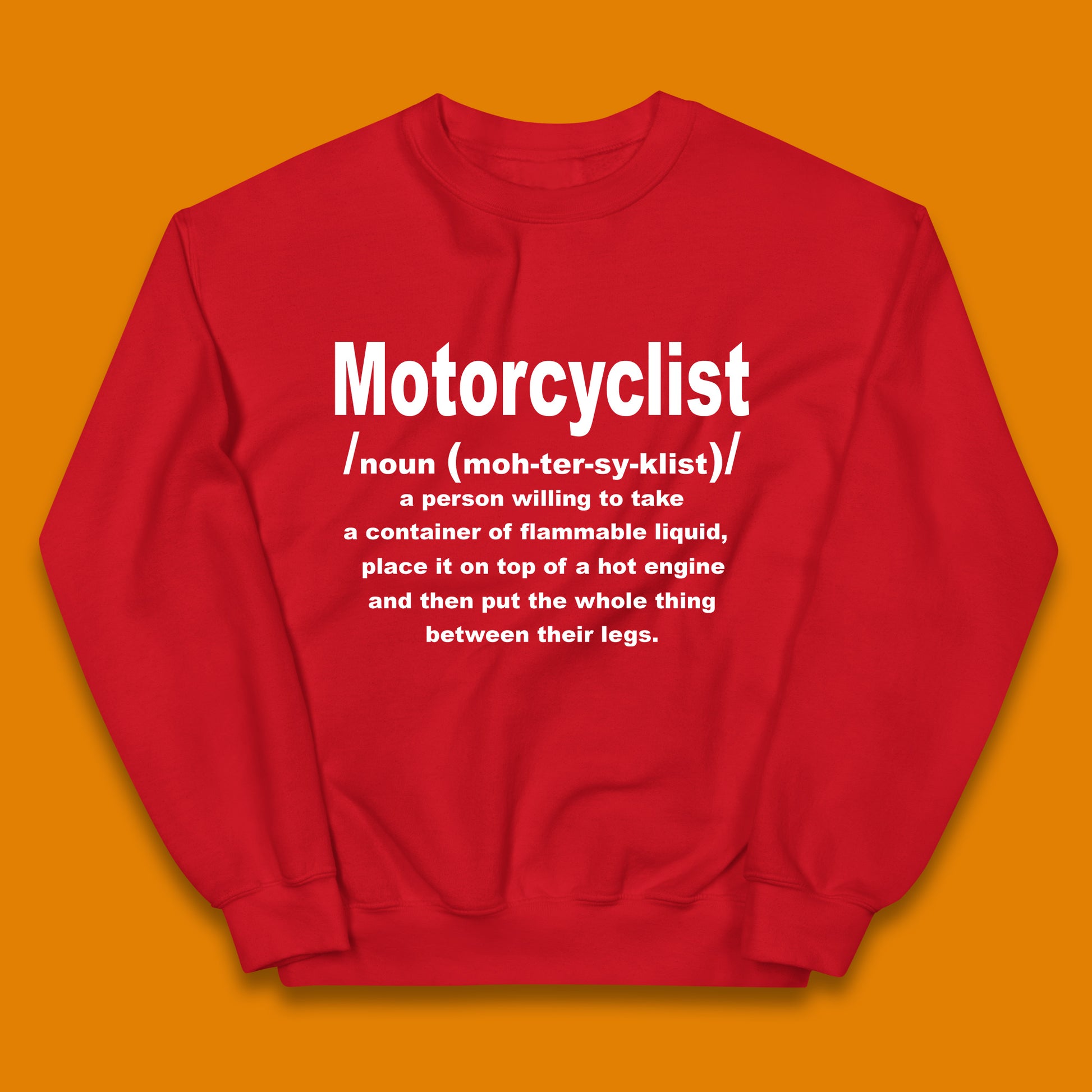 Childrens Motorbike Sweater