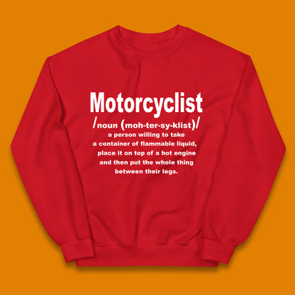 Childrens Motorbike Sweater