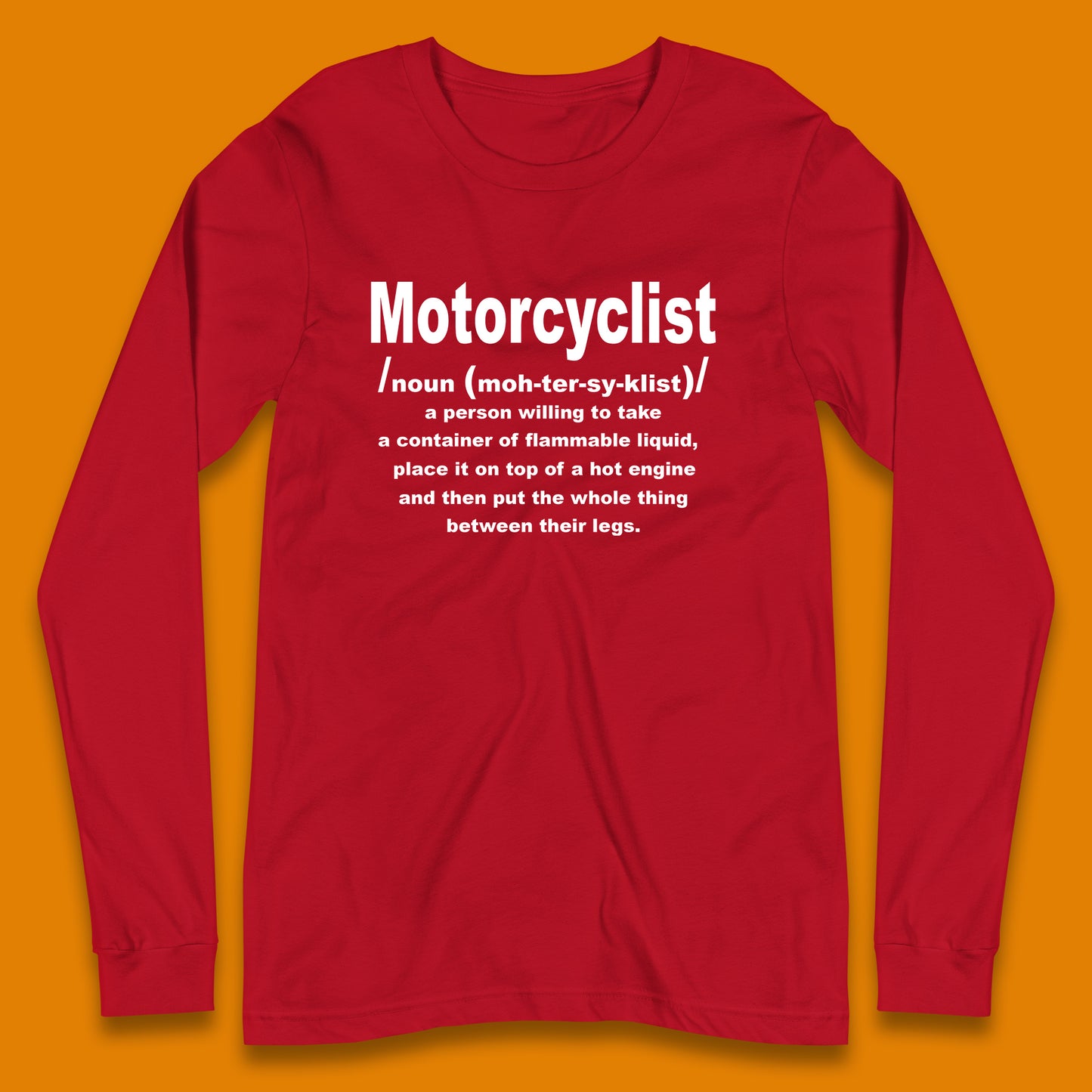 Motorcycle Long Sleeve T Shirt