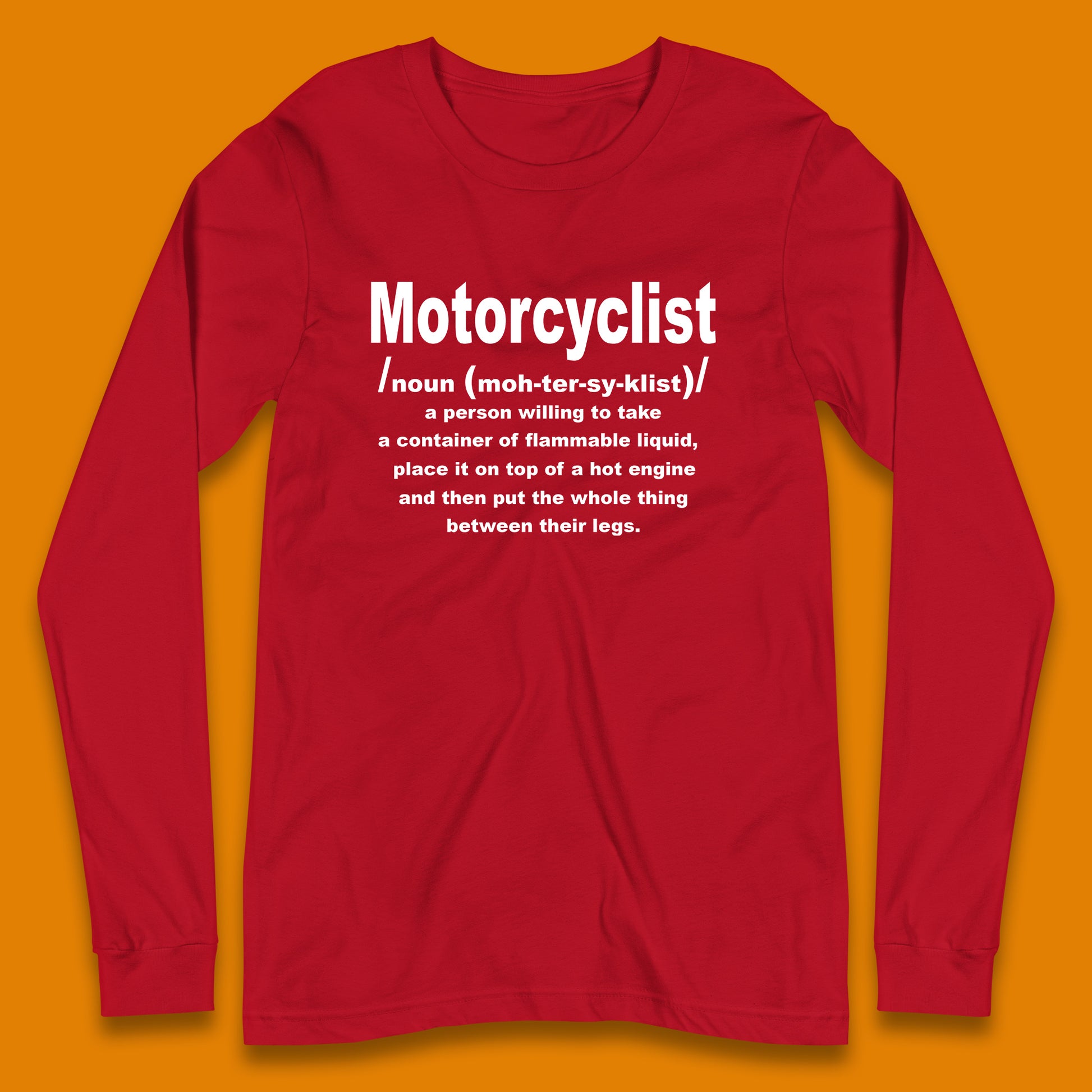 Motorcycle Long Sleeve T Shirt