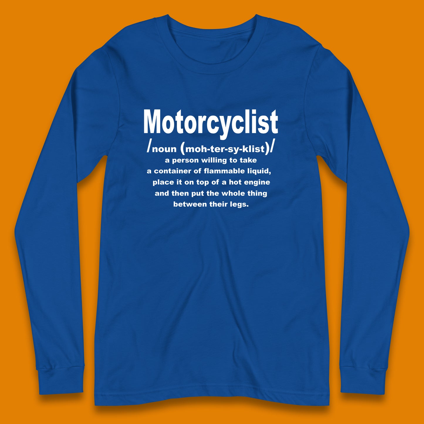 Motorcycle Long Sleeve T Shirt