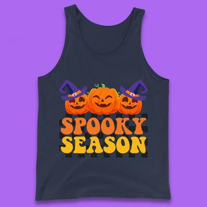 Spooky Season Halloween Jack-O-Lantern Pumpkins Spooky Vibes Tank Top