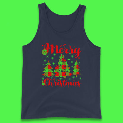 merry christmas trees tank top