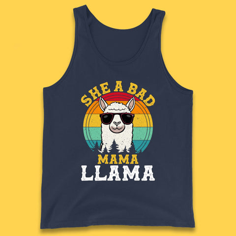 She A Bad Mama Llama Tank Top