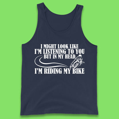 In My Head I'm Riding My Bike Tank Top
