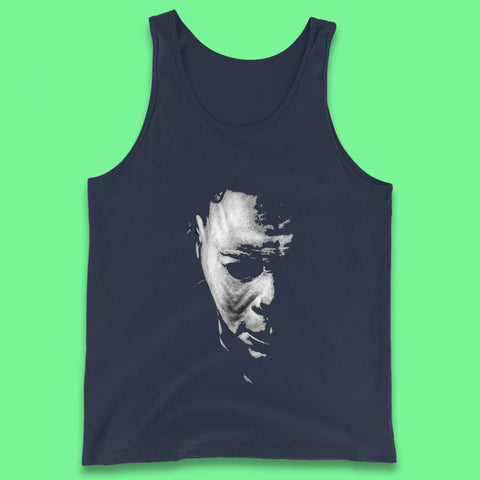 Michael Myers Face Halloween Horror Movie Character Tank Top