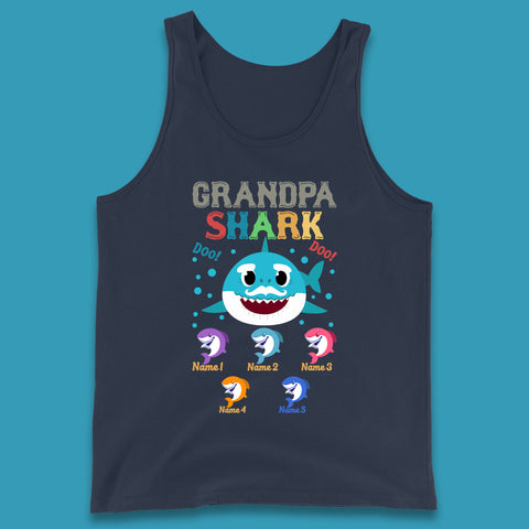 Personalised Grandpa Shark Tank Top