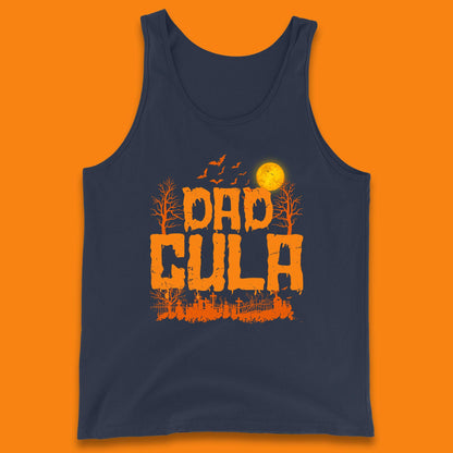 Dadcula Halloween Funny Monster Ghost Spooky Dad Gift Tank Top