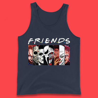 Halloween Friends Horror Movie Characters Killers Scary Friends Tank Top