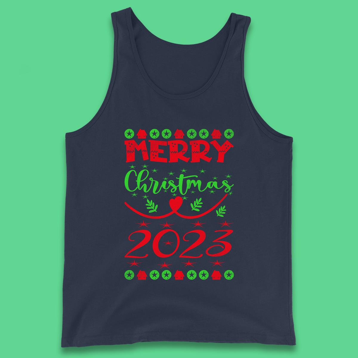 Merry Christmas 2023 Winter Holiday Xmas Festive Celebration Tank Top