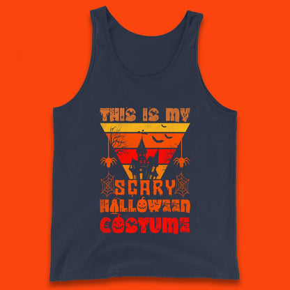 This Is My Scary Halloween Costume Spooky Haunted House Creepy Halloween Tank Top